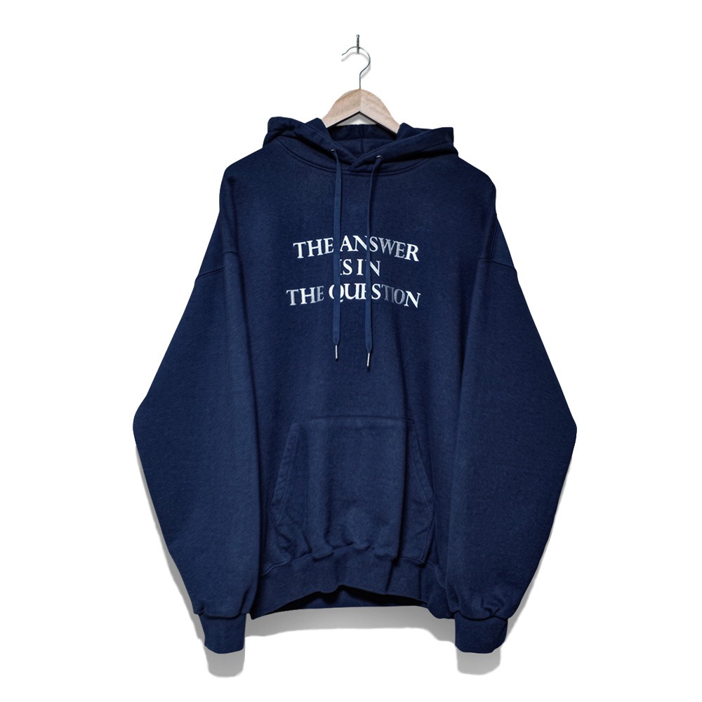 DTRO+AFST THE ANSWER IS IN THE QUESTION HOODIE NAVY